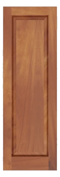 Providence raised panel shutter rendered in mahogany