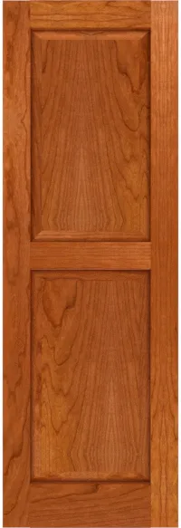 Custom Cherry Outdoor Shutters | Estate Millwork Product Image