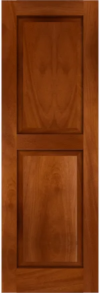Custom Mahogany Outdoor Shutters | Estate Millwork Product Image