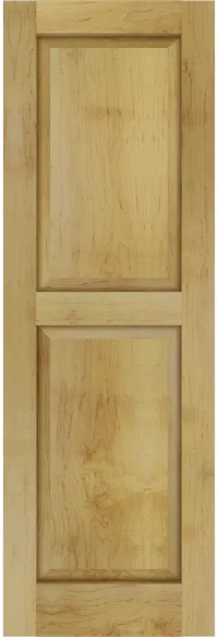 Custom Maple Outdoor Shutters | Estate Millwork Product Image