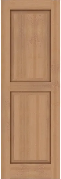 Premium Western Red Cedar Custom westernredcedar Raised Panel Shutters | Estate Millwork Product Image