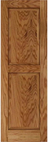 Custom White Oak Outdoor Shutters | Estate Millwork Product Image