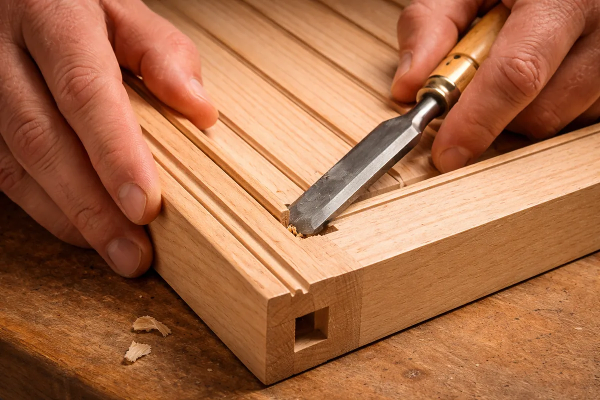 Estate Millwork craftsman — Fitting a beadboard maple cabinet door