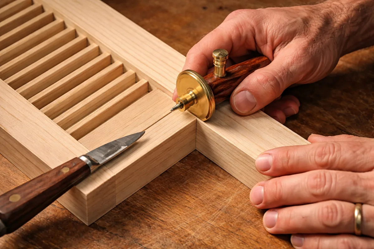 Estate Millwork craftsman — Priming a Bermuda poplar shutter