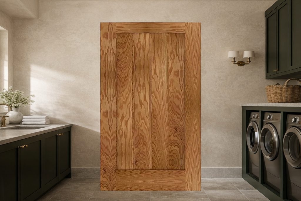 Solid White Oak custom doors, custom handcrafted by Estate Millwork