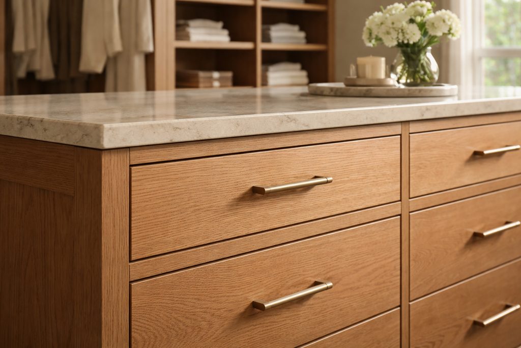 Red Oak Board Drawer Fronts