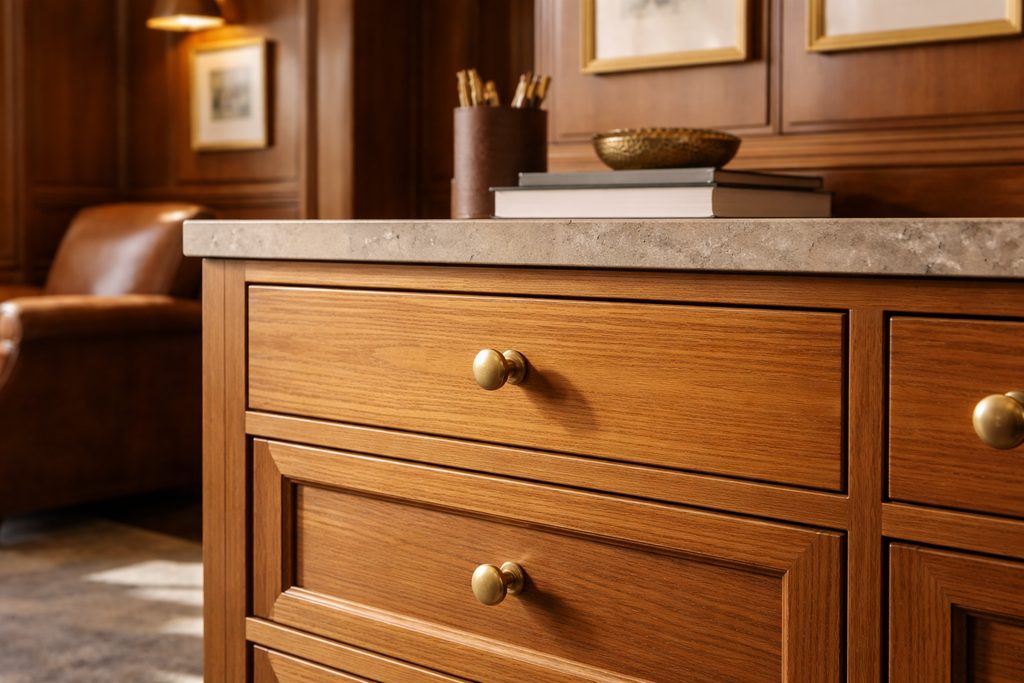 Teak Board Drawer Fronts