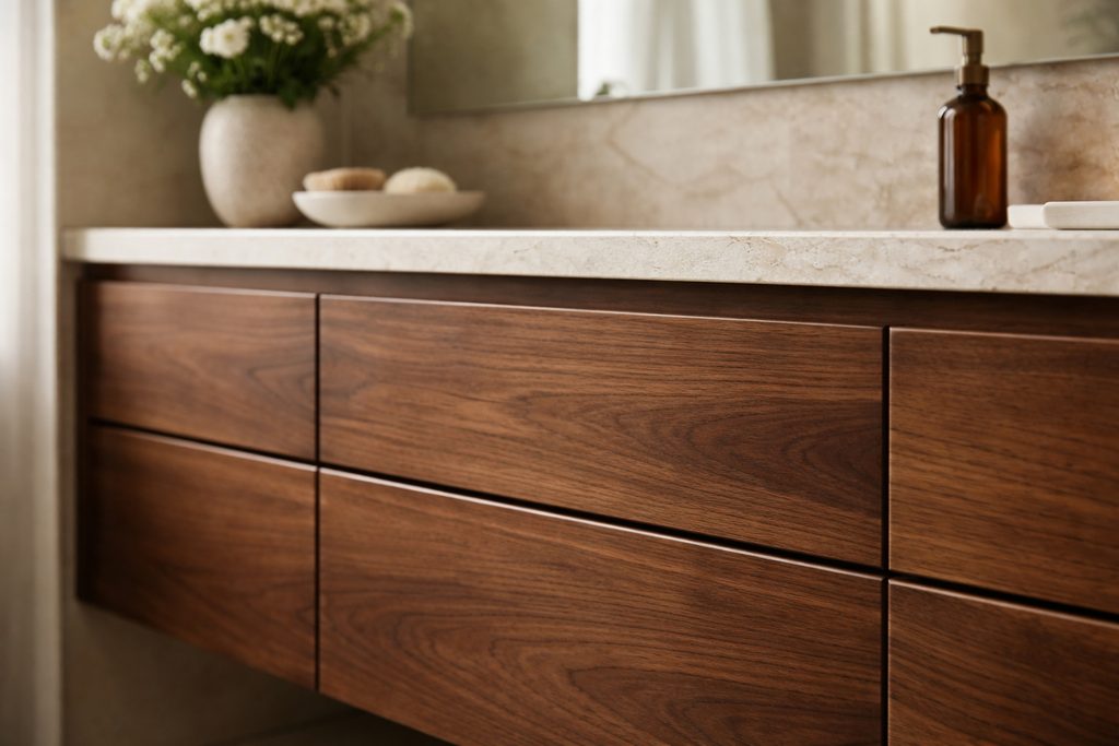 Walnut Board Drawer Fronts