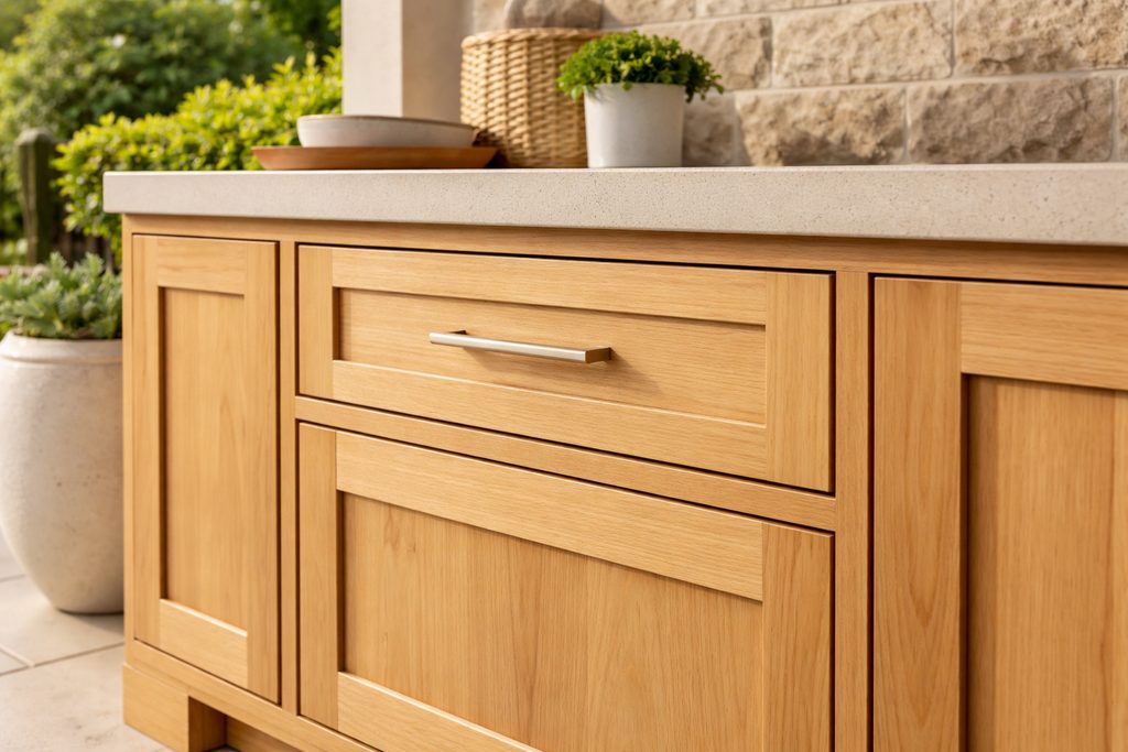 Cypress Flat Panel Drawer Fronts