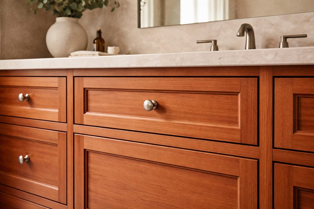 Spanish Cedar Flat Panel Drawer Fronts