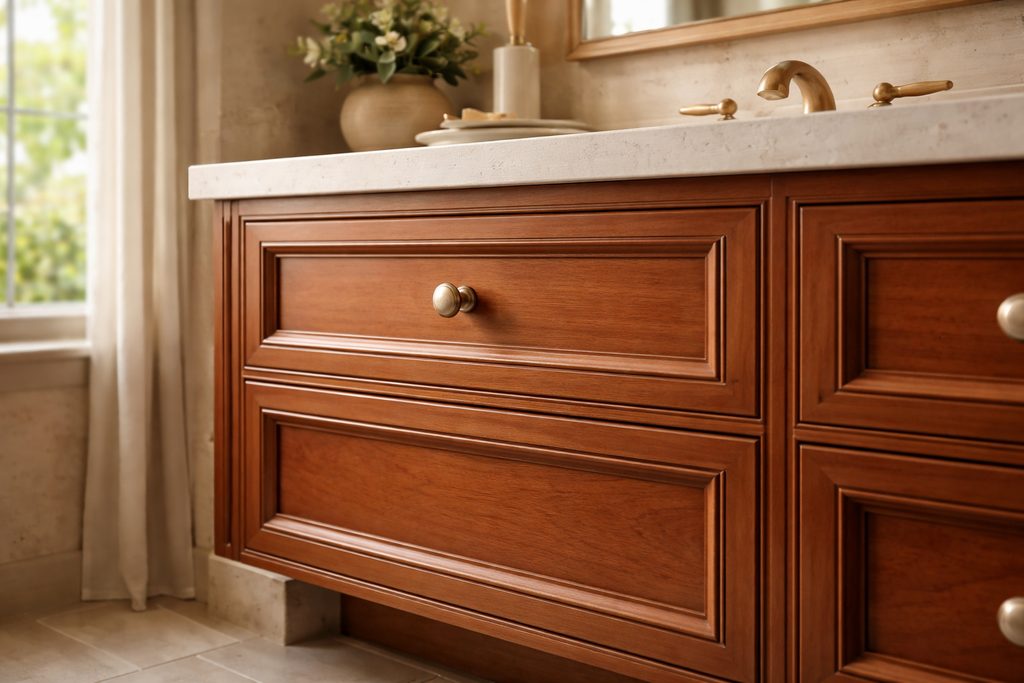 Spanish Cedar Raised Panel Drawer Fronts