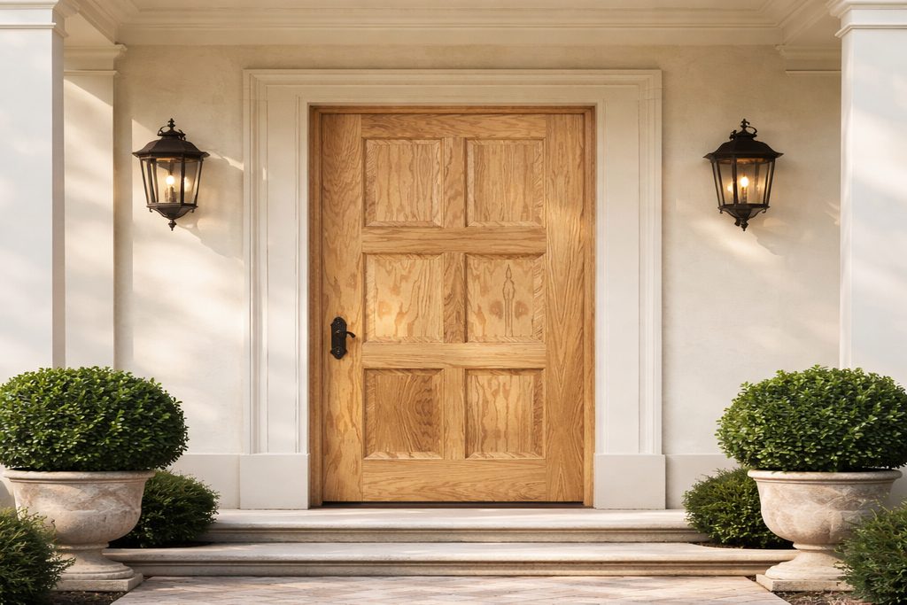 White Oak Entry Doors