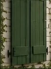 Custom exterior wood shutters handcrafted by Estate Millwork