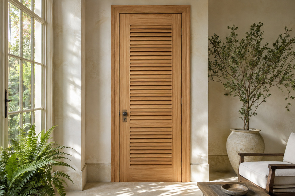 Cypress Louvered Doors