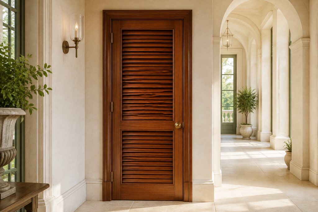 Spanish Cedar Louvered Doors