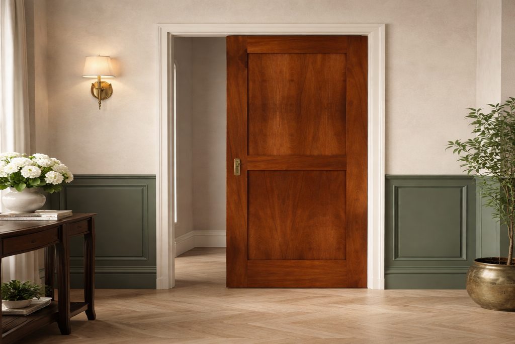 Mahogany Pocket Doors