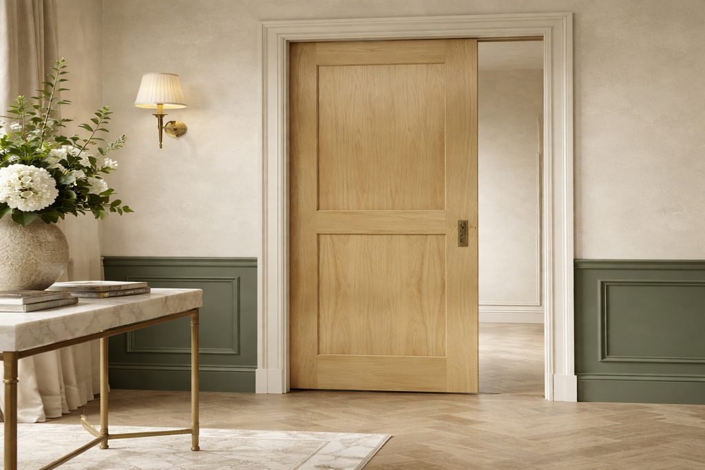 Poplar Pocket Doors