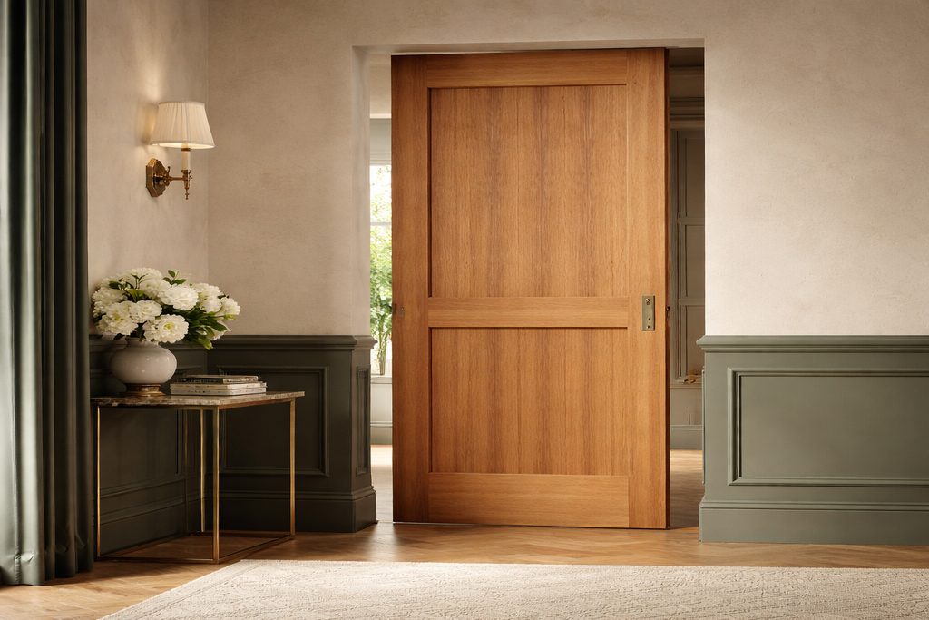 Western Red Cedar Pocket Doors