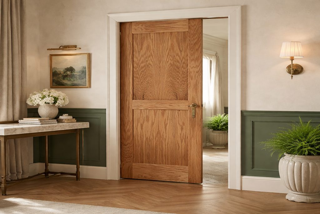 White Oak Pocket Doors