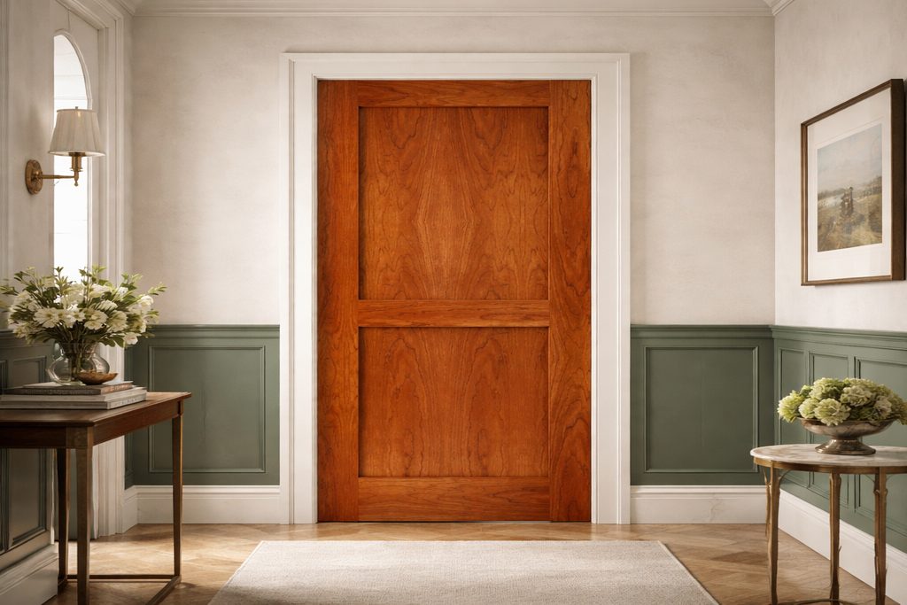 Cherry Flat Panel Doors