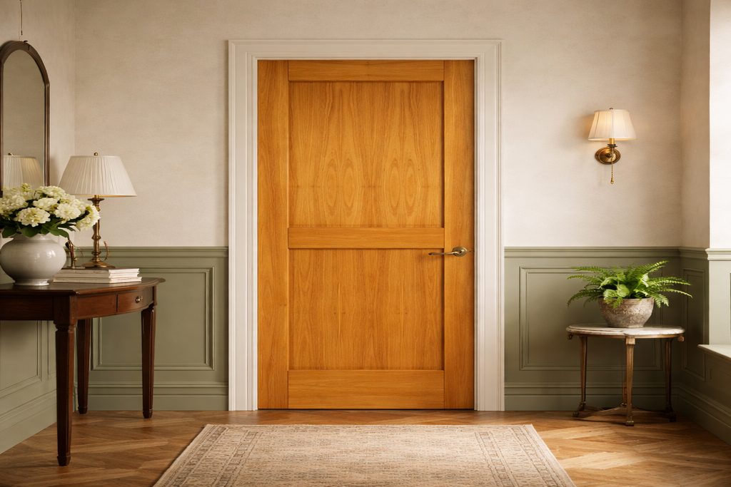 Cypress Flat Panel Doors