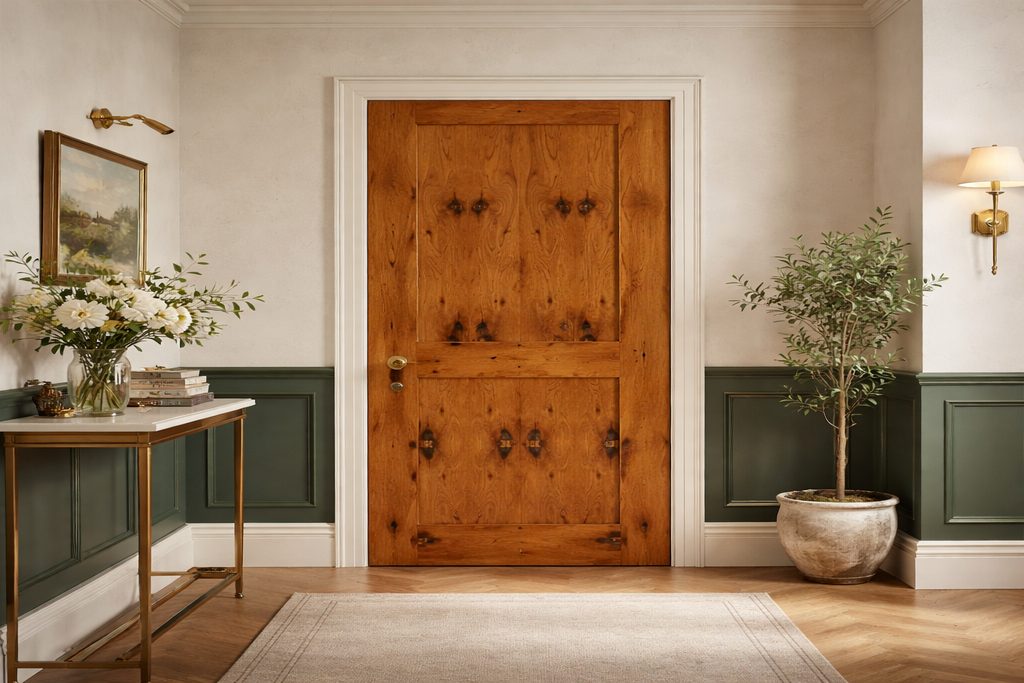 Knotty Alder Flat Panel Doors
