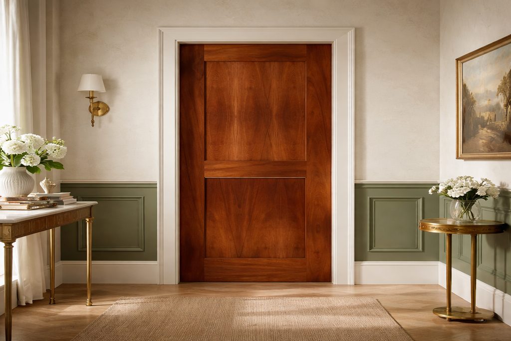 Mahogany Flat Panel Doors
