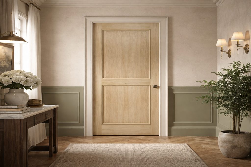 Poplar Flat Panel Doors