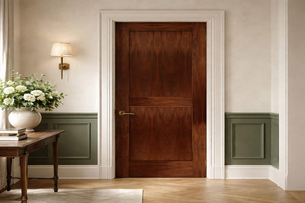 Sapele Flat Panel Doors