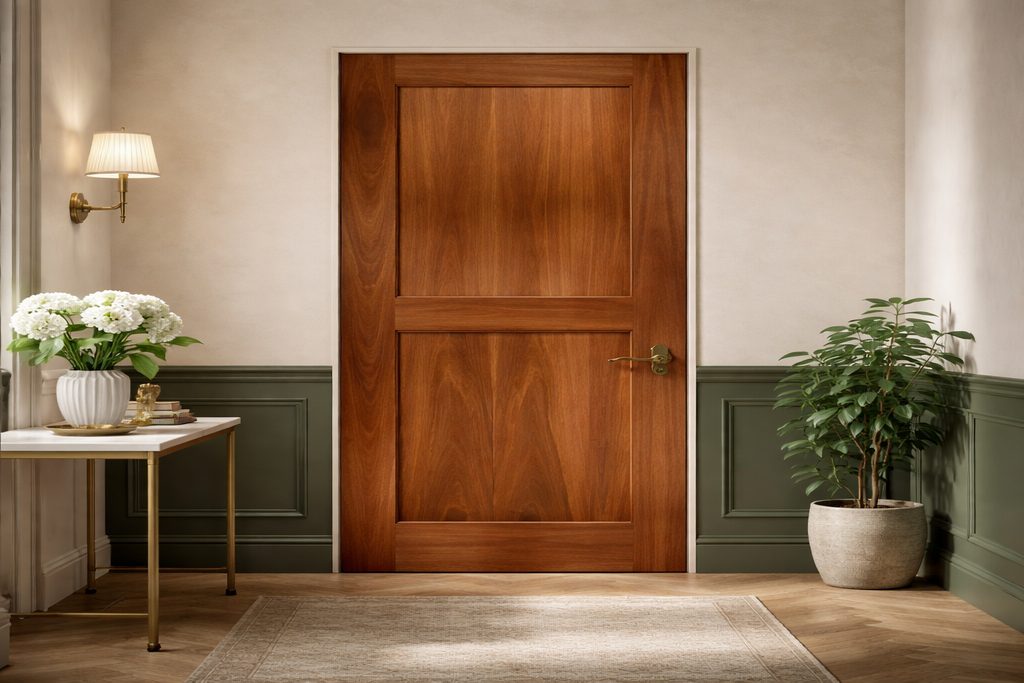 Spanish Cedar Flat Panel Doors