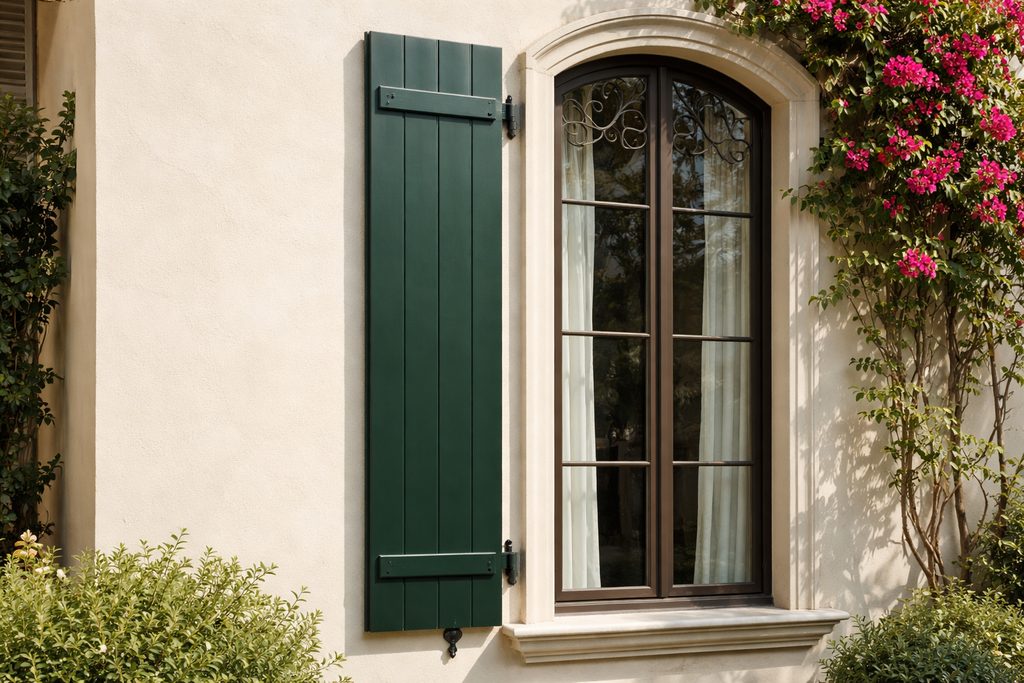 Cypress Board And Batten Shutters