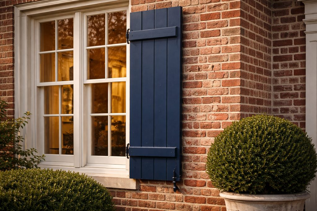 Knotty Alder Board And Batten Shutters