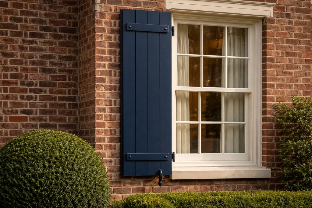 Red Oak Board And Batten Shutters