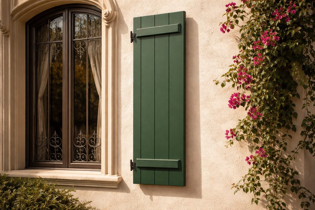 Western Red Cedar Board And Batten Shutters