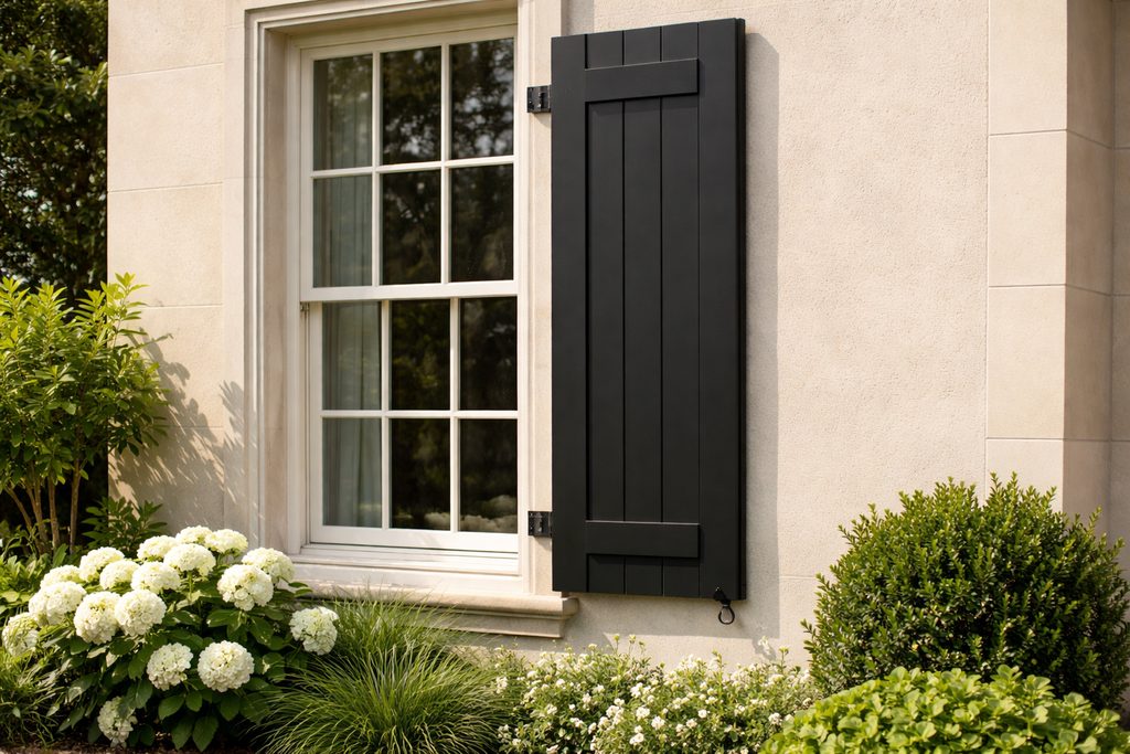 White Oak Board And Batten Shutters