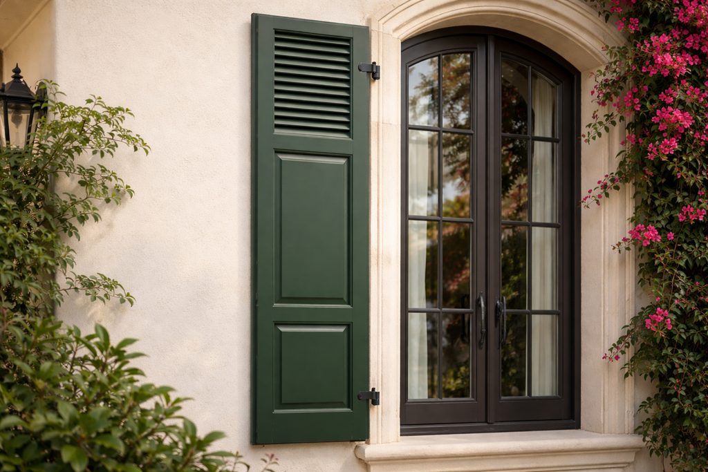 Cherry Combination Shutters