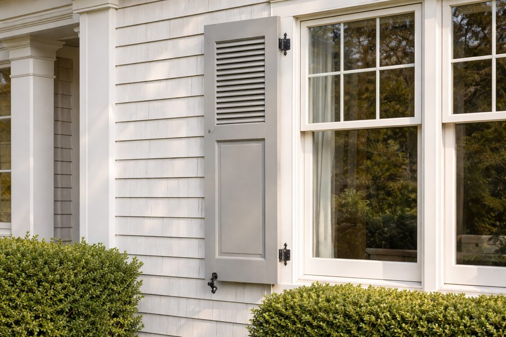 Poplar Combination Shutters
