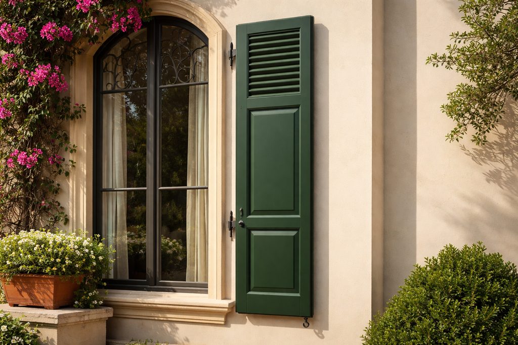 Western Red Cedar Combination Shutters