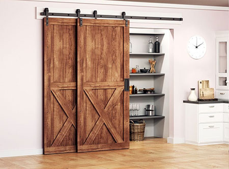 Double Sliding Closet Barn Doors