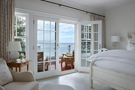 French Doors opening into a Beautiful Ocean View