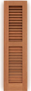 Fixed Louvered Cedar Shutter