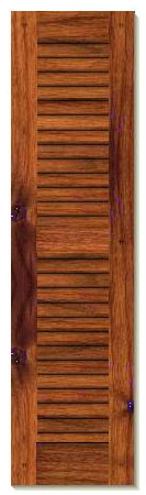 Walnut Wood Shutters