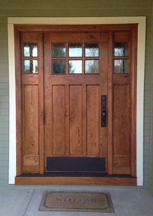 Elegant Wooden Front Door